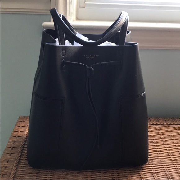 Tory Burch Drawstring Block Bag - Picture 4 of 8